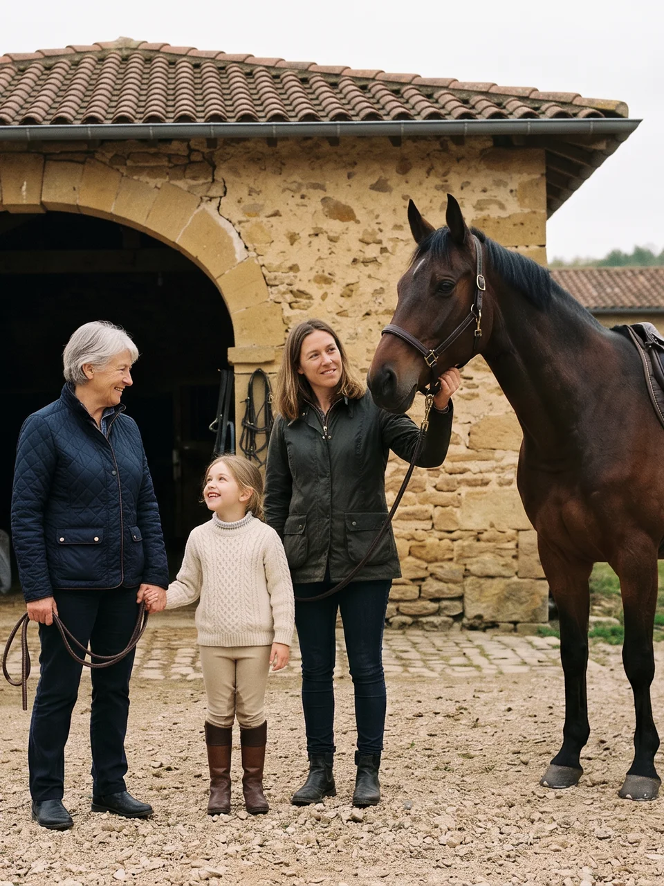 L'équipe, Écurie Belle Vi, centre équestre à Lamastre